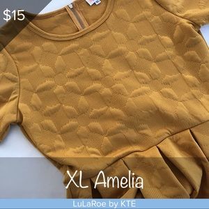 LuLaRoe XLarge Amelia new with tags, light piling